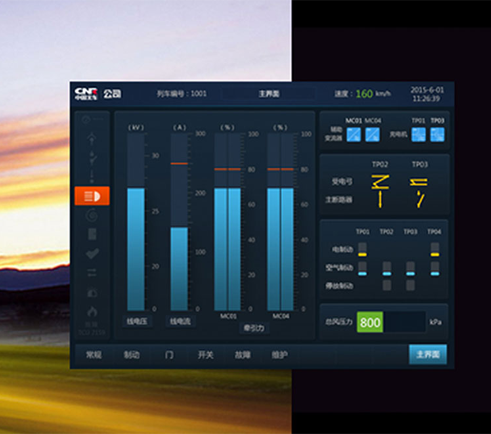 中國(guó)中車(chē)監(jiān)控顯示屏界面設(shè)計(jì)及QT、Codesys、Fltk開(kāi)發(fā)