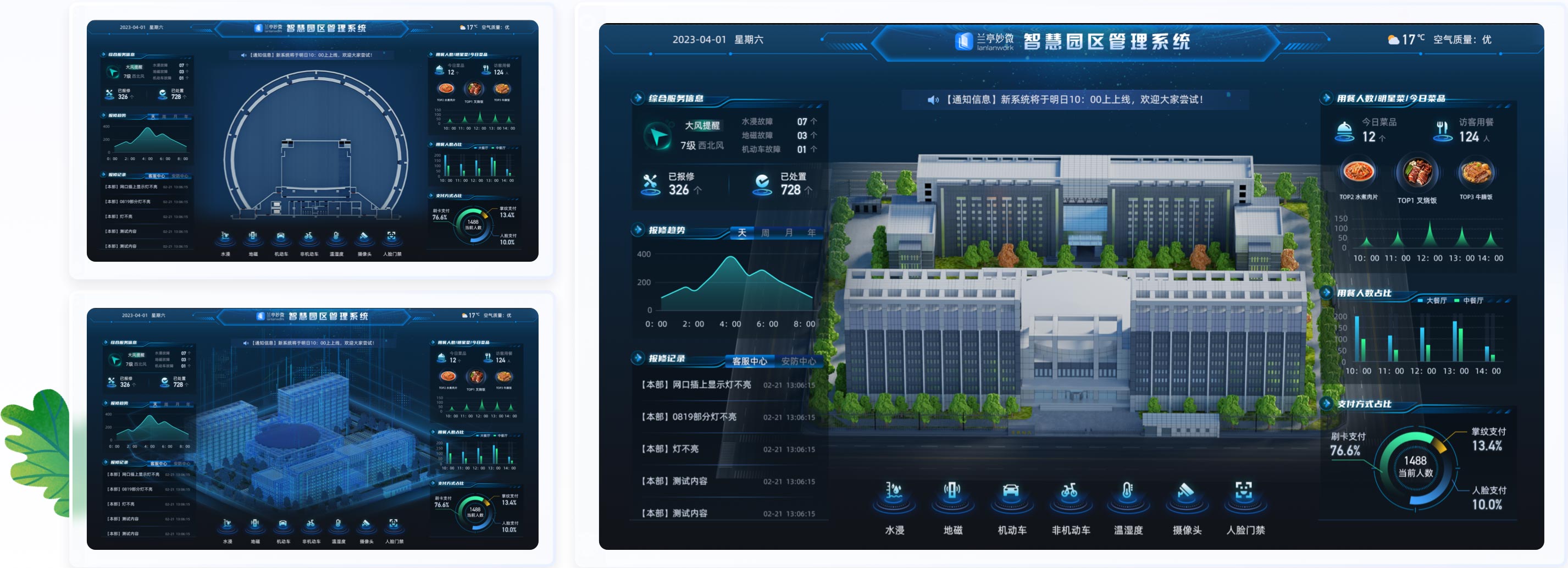 設計亮點：UI設計、大屏設計、交互設計效果欣賞